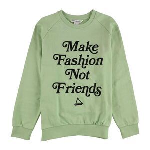 Elevenparis Womens Make Fashion Sweatshirt, NWT
